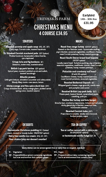 Christmas Menu 2026